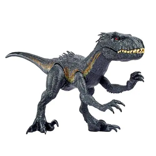 Produktbild: Mattel JURASSIC WORLD Das Gefallene Königreich - Riesendino Indoraptor, verschlingt bis zu 20 Minifiguren, über 90 cm lang, authentisches Design, für Kinder ab 4 Jahren, HKY14
