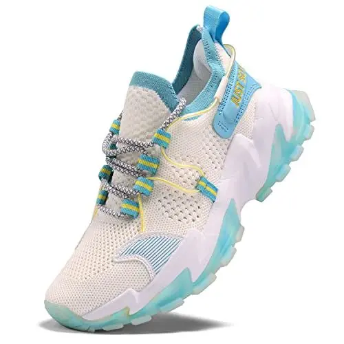 Produktbild: JUST SO SO Damen Sneaker Damen Atmungsaktiv Laufschuhe Turnschuhe Sportschuhe Leichtgewichts Fitness Outdoor Tennis Jogging Walkingschuhe Straßenlaufschuhe Sports Schuhe 40 EU