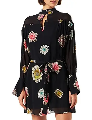 Produktbild: Just Cavalli Damen Damenkleid Kleid, 900s Schwarz, 44