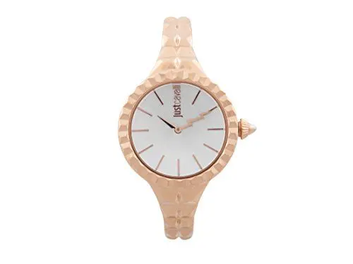 Produktbild: Just Cavalli Damen Datum klassisch Quarz Uhr mit Edelstahl Armband JC1L002M0045