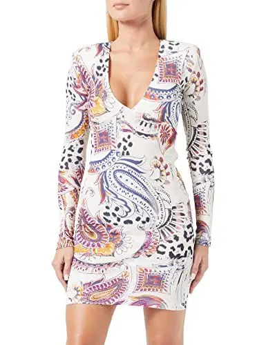 Produktbild: Just Cavalli Damen Kleid, 102s White Smoke, 38