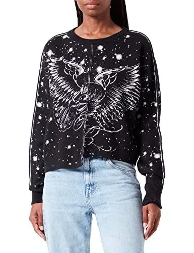 Produktbild: Just Cavalli Damen Pullover, 900j Black Jacquard, XXS