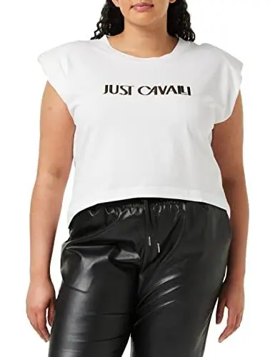 Produktbild: Just Cavalli Damen T-Shirt, 100 Optical White, L