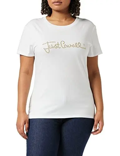 Produktbild: Just Cavalli Damen T-Shirt, 100 Optical White, XXS