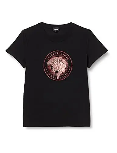 Produktbild: Just Cavalli Damen T-Shirt Sweatshirt, 100 Optical White, XL