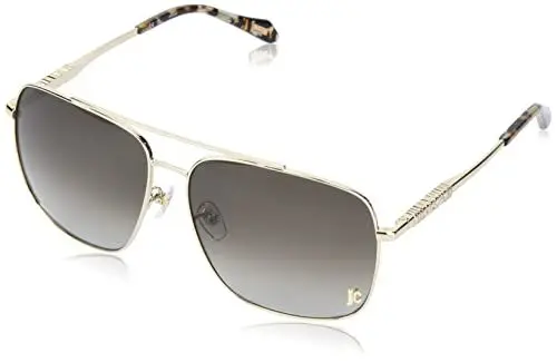 Produktbild: Just Cavalli Unisex SJC030 Sunglasses, Shiny Light Gold with matt and Sandblast, 61