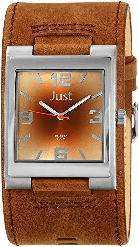 Produktbild: Just Watches Herren-Armbanduhr XL Analog Leder 48-S2765-BR
