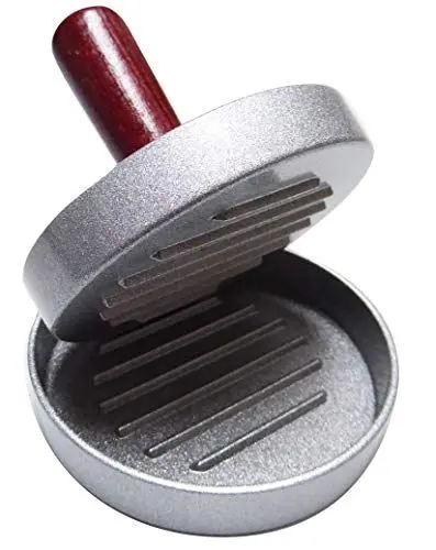 Produktbild: Just-BBQ 4260264087346 Burgerpresse, Edelstahl, Schwarz