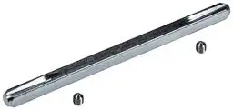 Produktbild: JUVA Drückerstift Eisen-Vierkantstift 8mm für Drückergarnituren und Türgriffe - H10261 | Vierkant 8 x 150 mm | Drücker-Vierkant aus gehärteten Stahl | 1 Stück - Stift geschlitzt für Drückerpaar