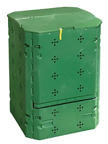 Produktbild: JUWEL Ganzjahres-Komposter Bio 600 (Nutzinhalt 600 l, für Garten- und Küchenabfälle, Gartenkomposter mit Befüllklappe mit Windsicherung, UV- /witterungsbeständig, Behälter Recyclingkunststoff) 20153