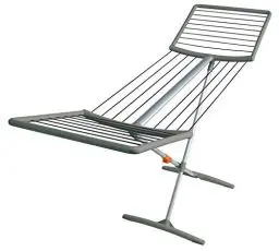 Produktbild: JUWEL Wäscheständer Fashiondry Obsidian Grey (Standtrocker mit automatischer Wäscheleinen-Spanntechnik, Trockenlänge 18 m, Aluminiumausführung) 40809