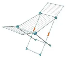 Produktbild: Juwel Wäschetrockner Superdry Maxi mint (Standtrockner klappbar, Trockner für Bad + Balkon, Trockenlänge 20 m, Wäscheständer mit Twaron-Wäscheleinen) 40801
