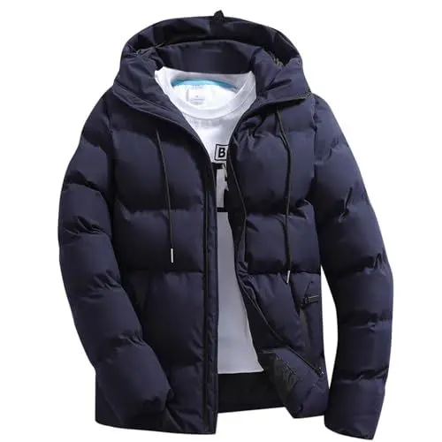 Produktbild: JUZILO Herrenjacke Winter Mens Jacket Winter Bomberjacke Herren Men Jacket leichte Daunenjacke Herren Daunenjacke Herren Winter warm Herren Winter Jacke Winter Jacke