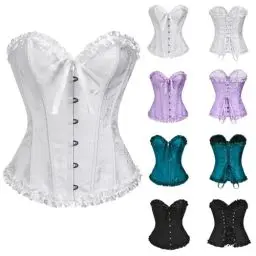 Produktbild: JUZILO Prime bauchgurt Schwangerschaft bauchgürtel taillengürtel rückenkorrektor Party Outfit desouses für Frauen sexy Halloween Pirat Taillenmieder für Damen Black of Friday Angebote Heute