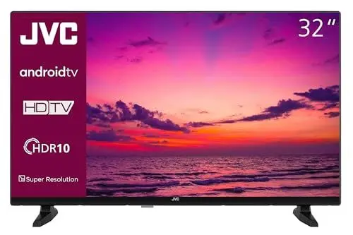 Produktbild: JVC 32 Zoll Fernseher Android TV (Full HD Smart TV, HDR, Triple-Tuner, Google Play Store) LT-32VAF3355