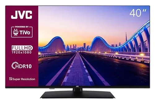 Produktbild: JVC Fernseher 40 Zoll Smart TV powered by TiVo (Full HD, HDR, Triple-Tuner, 6 Monate HD+ inkl.) LT-40VF5355