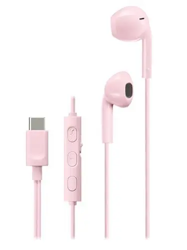 Produktbild: JVC HA-FR17UC-P - Bud-Typ USB-C Ohrhöhrer mit eingebautem DAC für kraftvollem und kristallklarem Klang, praktischem Mikrofon und 3-Tasten-Fernbedienung in äußerst kompakter Bauform (Pink)