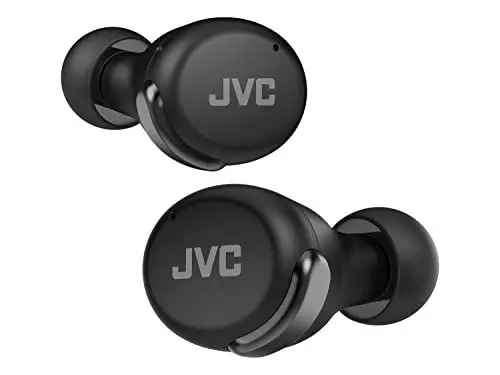 Produktbild: JVC HA-Z330T-B - Kompakte True Wireless Ohrhörer, akt. Noise Cancelling, geringes Gewicht, stylisches Design, BT 5.2, wasserdicht (IPX4), 21 Stunden Spielzeit, Low-Latency Modus für Spiele, (Schwarz)