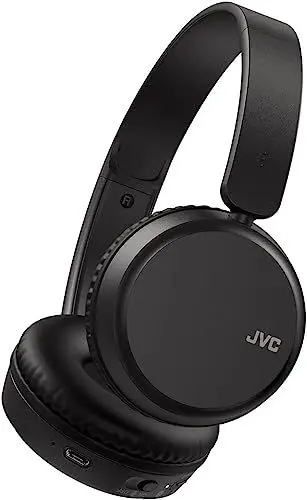 Produktbild: JVC HA-Z37W-B - Bluetooth On-Ear-Kopfhörer, Tiefbass, 3 Klangmodi (Bass/Klar/Normal), 35 Stunden Akkulaufzeit, leicht und faltbares Design, Multi-Point-Funktion, Bluetooth 5.2, (Schwarz)