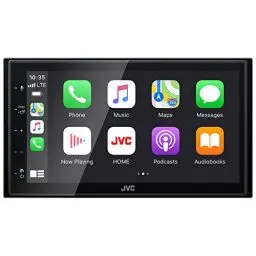 Produktbild: JVC KW-M565DBT - ohne Laufwerk, Apple CarPlay, Android Auto, 17,3 cm kapazitiver Touchscreen, DAB+/UKW, USB Mirroring für Android, Bluetooth Freisprecheinrichtung, Soundprozessor, 4 x 50 W, schwarz