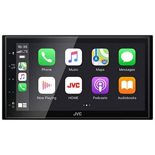 Produktbild: JVC KW-M565DBT - ohne Laufwerk, Apple CarPlay, Android Auto, 17,3 cm kapazitiver Touchscreen, DAB+/UKW, USB Mirroring für Android, Bluetooth Freisprecheinrichtung, Soundprozessor, 4 x 50 W, schwarz