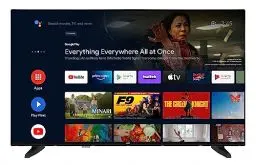 Produktbild: JVC LT-43VA3355 43 Zoll Fernseher/Android Smart TV (4K Ultra HD, HDR Dolby Vision, Triple-Tuner, Bluetooth, Dolby Atmos) (2023), Schwarz
