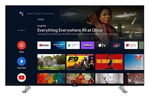 Produktbild: JVC LT-43VAQ6255 43 Zoll QLED Fernseher/Android TV (4K Ultra HD, HDR Dolby Vision, Triple-Tuner, Smart TV, Bluetooth, Dolby Atmos) (2023)