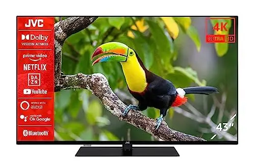 Produktbild: JVC LT-43VU6355 43 Zoll Fernseher / Smart TV (4K Ultra HD, HDR Dolby Vision, Triple-Tuner, Bluetooth, Dolby Atmos) (2023)
