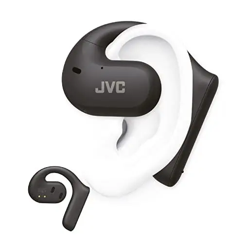 Produktbild: JVC Nearphones HA-NP35T-B, True Wireless Earbuds, Open Ear Design, IPX4, Mikrofon-Muting, 17 Std. Laufzeit, BT 5.1, (Schwarz)