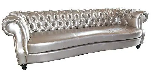 Produktbild: JVmoebel Sofa, Leder, Rot/Weiß, 188x120x80 cm