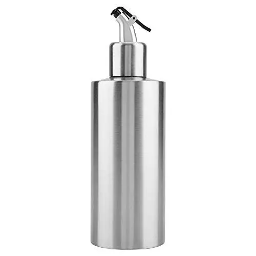 Produktbild: Jwthee 550 ml Olivenölspender mit Deckel, Anti-Rückfluss-uf, auslaufsicherer Ölausgießer aus Edelstahl, staubdichte Essigspenderflasche (Typ B)