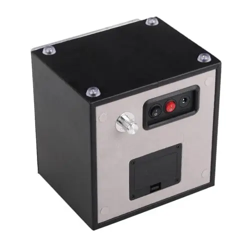 Produktbild: Jwthee Automatischer Doppel-Uhrenbeweger, doppelter automatischer Uhrenbeweger mit Schmuck-Organizer, Mikrofaser-Leder, 5 Modi, Timing-Funktion, automatischer Uhrenbeweger für (Schwarz)