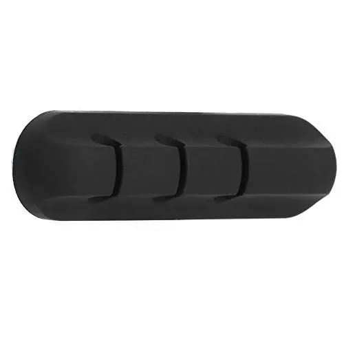 Produktbild: Jwthee Kabelhalter-Kabelklemmen, 5 Stück, schwarzer Kabel-Organizer, Selbstklebende Ladegerät-Draht-Kabel-Clips, Silikon-Datenkabel-Organizer, Kabelmanagement-Halter, Drahtkabelhalter (Three Mouths)
