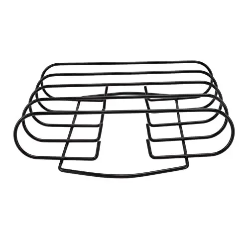 Produktbild: JYCRA 27,9 X 27,9 X 7,6 cm Grillrost für Den Außenbereich, Strapazierfähiges Antihaft-Eisen-Lammkotelett-Rack, Multifunktionaler Grillständer für Den Outdoor-Camping-Rarty-Einsatz