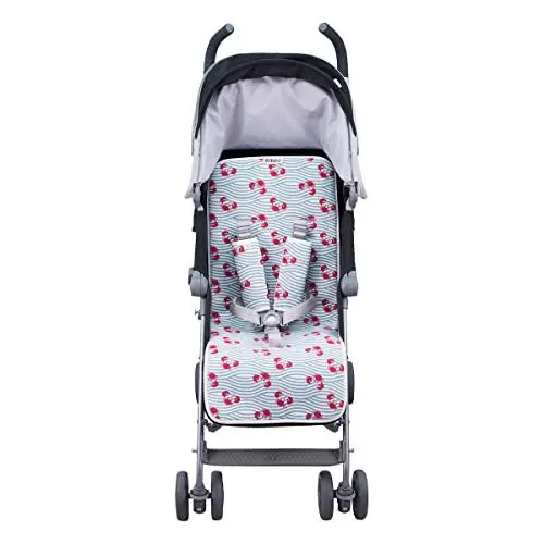 Produktbild: JYOKO Kids Sitzauflage für Kinderwagen kompatibel mit Easy Walker, Baby Home, Mountain Buggy, 100% Baumwolle (Crabby, Reversibel)