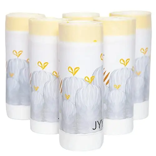 Produktbild: JYYD Müllbeutel, 10 l, 10 l, 12 l, 15 l, Kunststoff, Müllbeutel mit Kordelzug, Griffe, Müllbeutel (10–15 l (150 Stück))