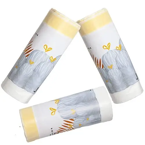 Produktbild: JYYD Müllbeutel 23-30 Liter Mit Bindeband Kordelzug Griffe - Kunststoff Müllsäcke (45 Stück)