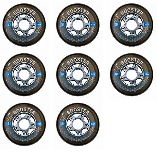 Produktbild: K2 Booster Skate Allround Fitness Rollen 8 Stück 80mm/82A (2 x 30F3007.1.1)