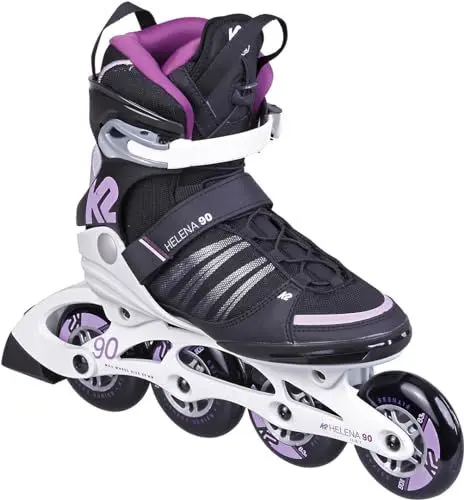Produktbild: K2 Helena 90 II SPEEDLACE LTD Inline Skate Black/Purple, 38