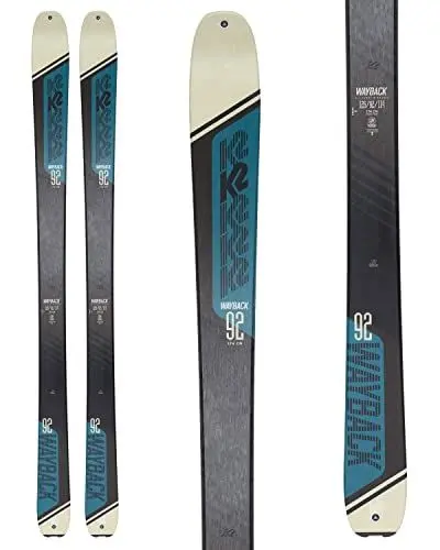 Produktbild: K2 M Wayback 92 Blau - Hochwertiger robuster Herren Tourenski, Größe 174 cm - Farbe Black - Blue