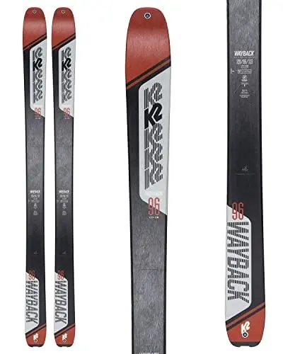 Produktbild: K2 M Wayback 96 Schwarz - Stabiler vielseitiger Herren Tourenski, Größe 177 cm - Farbe Black