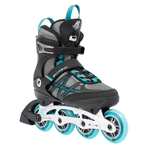 Produktbild: K2 Damen, Inline Skates, Grey - Cyan, EU: 40 (UK: 6.5 / US: 9)