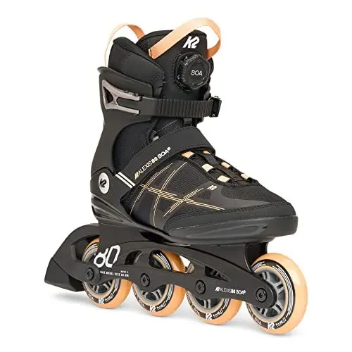 Produktbild: K2 Skates Damen Inline Skates Alexis 80 BOA, Black - Peach, 30H0100.1.1.105