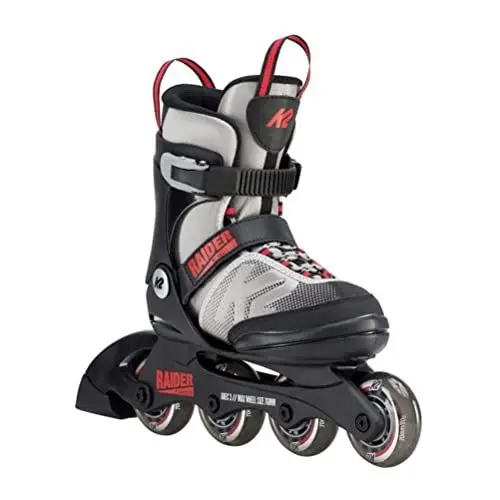 Produktbild: K2 Skates Jungen Inline Skates Raider, Grey - red, 30D0101.1.1.S