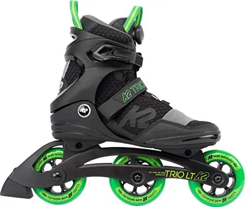 Produktbild: K2 Skates Unisex Inline Skates Trio LT 100, Black - Green, 30G0301.1.1.115