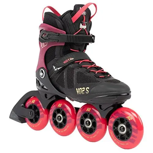Produktbild: K2 Skates Unisex Inline Skates VO2 S 90 Short Cuff, Burgandy - pink, 30G0247.1.1.090