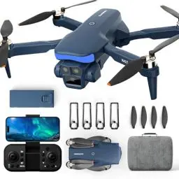 Produktbild: K417 Drohne mit Dual Kamera,1080p camera Kinderdrohnen mit Lichtern,WIFI Übertragung Drone für Erwachsen,Faltbar FPV RC Drones,Höhenhaltung und Kopflos Modus für Anfänger,Modulare Batterie
