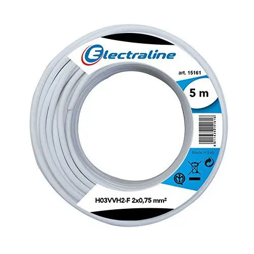 Produktbild: Kabel H03VVH2-F, 2x0.75 mm, 5 mt
