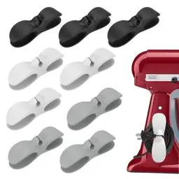 Produktbild: Kabelaufwickler, 9 Stück Kabelhalter Selbstklebend Kitchen Cable Organiser Kabelverkürzer Kabelbefestigung Kabelaufwicklung für Küchengeräte