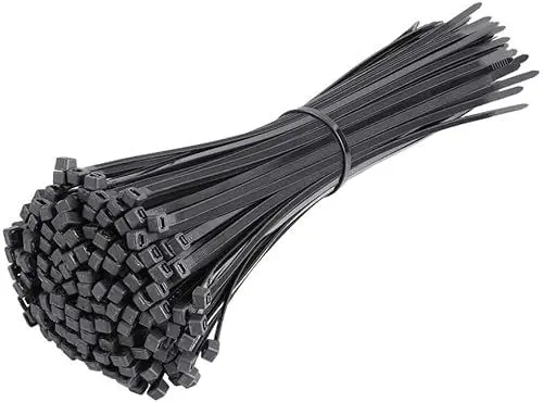 Produktbild: Kabelbinder 100 x 2,5 mm Schwarz 100Stck- UV-Beständig- Kleine Größe - Mindestzugfestigkeit 70N / 7,1 kg